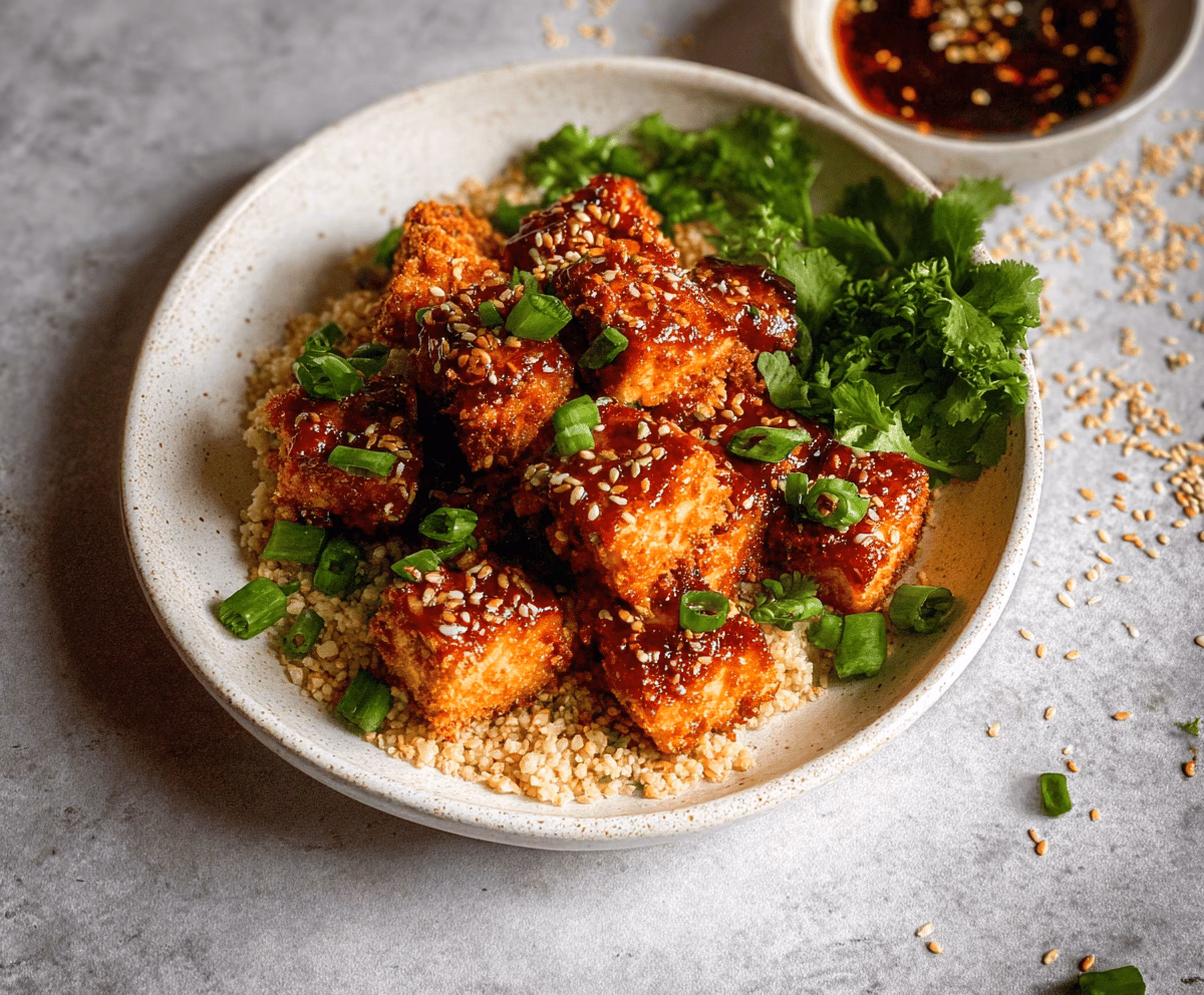 Crispy Baked Sesame Tofu Recipe