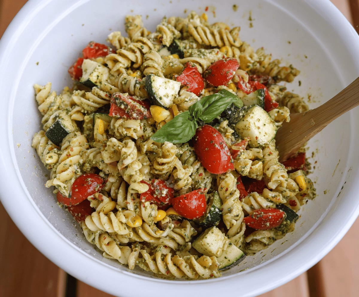 Easy Pesto Pasta Salad Recipe for Summer