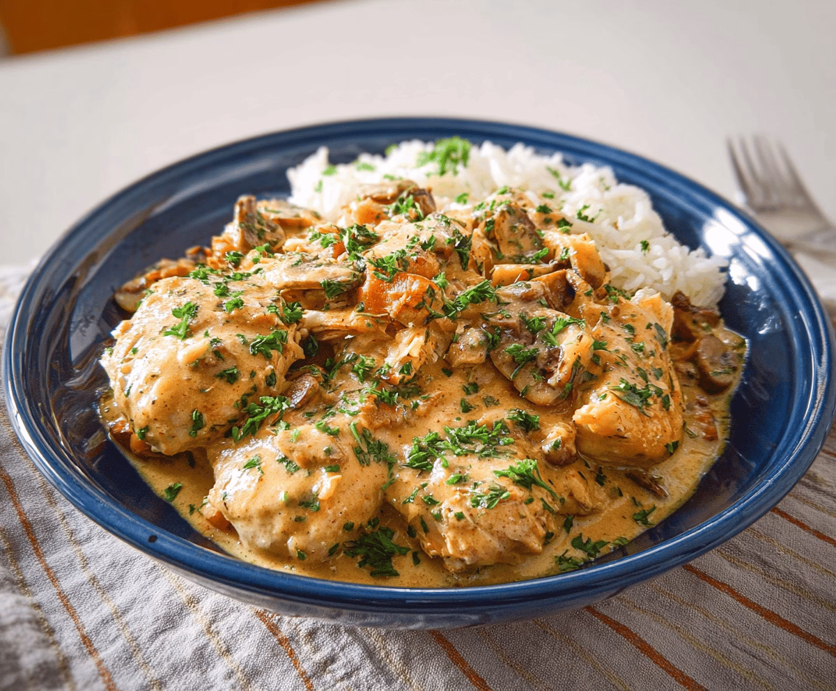Easy Slow Cooker Chicken and Gravy Recipe
